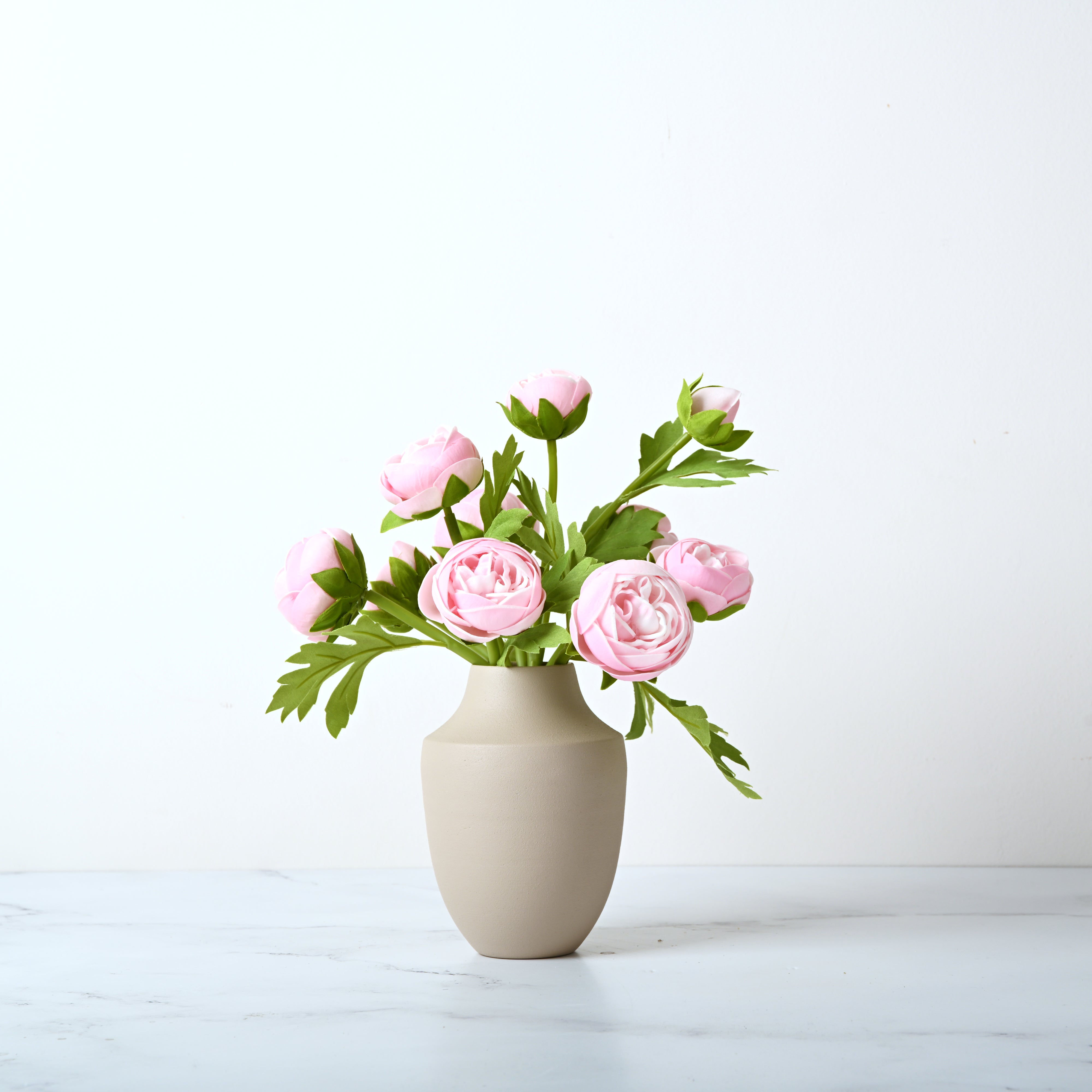 Baby Ranunculus in Milan Vase