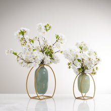Load image into Gallery viewer, Suspend Vase With Cherry Blossoms-Wh/ Small