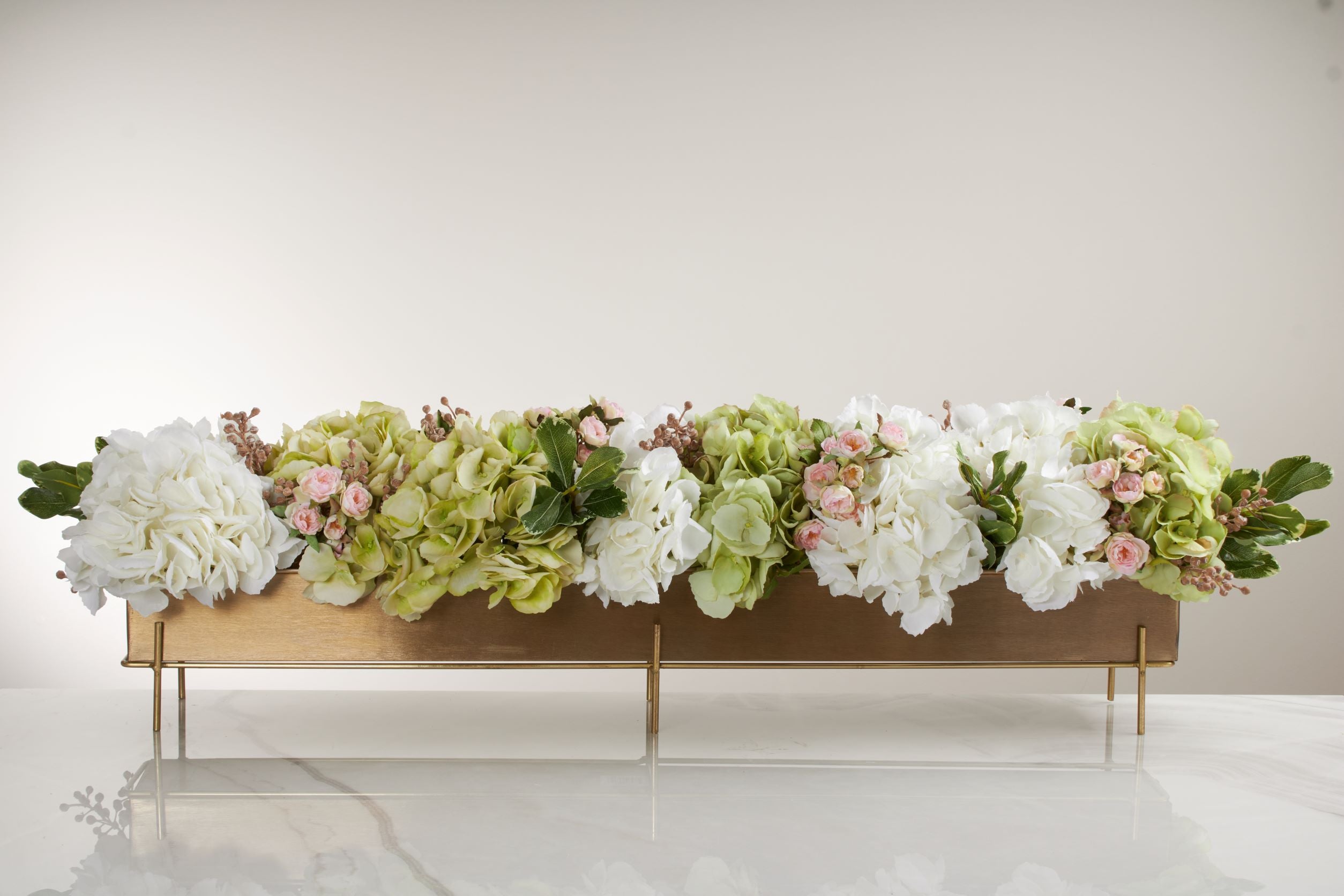 Grande Hydrangea and Baby Rose Blend