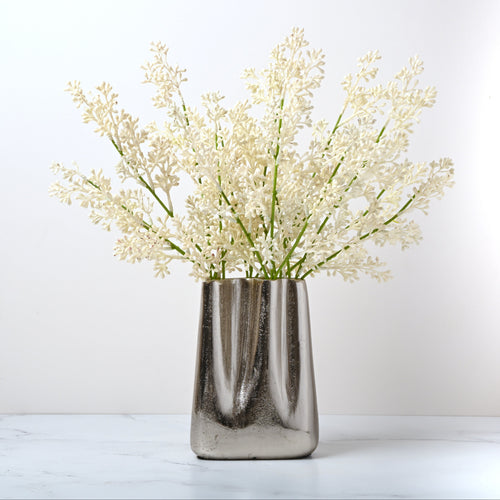 Crinkle Vase with Seeded Branches-CR