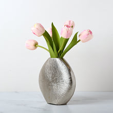 Load image into Gallery viewer, Starburst Vase with Real Touch Tulips