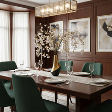 Load image into Gallery viewer, Slanted Vase with Hanging Cherry Blossoms- WH