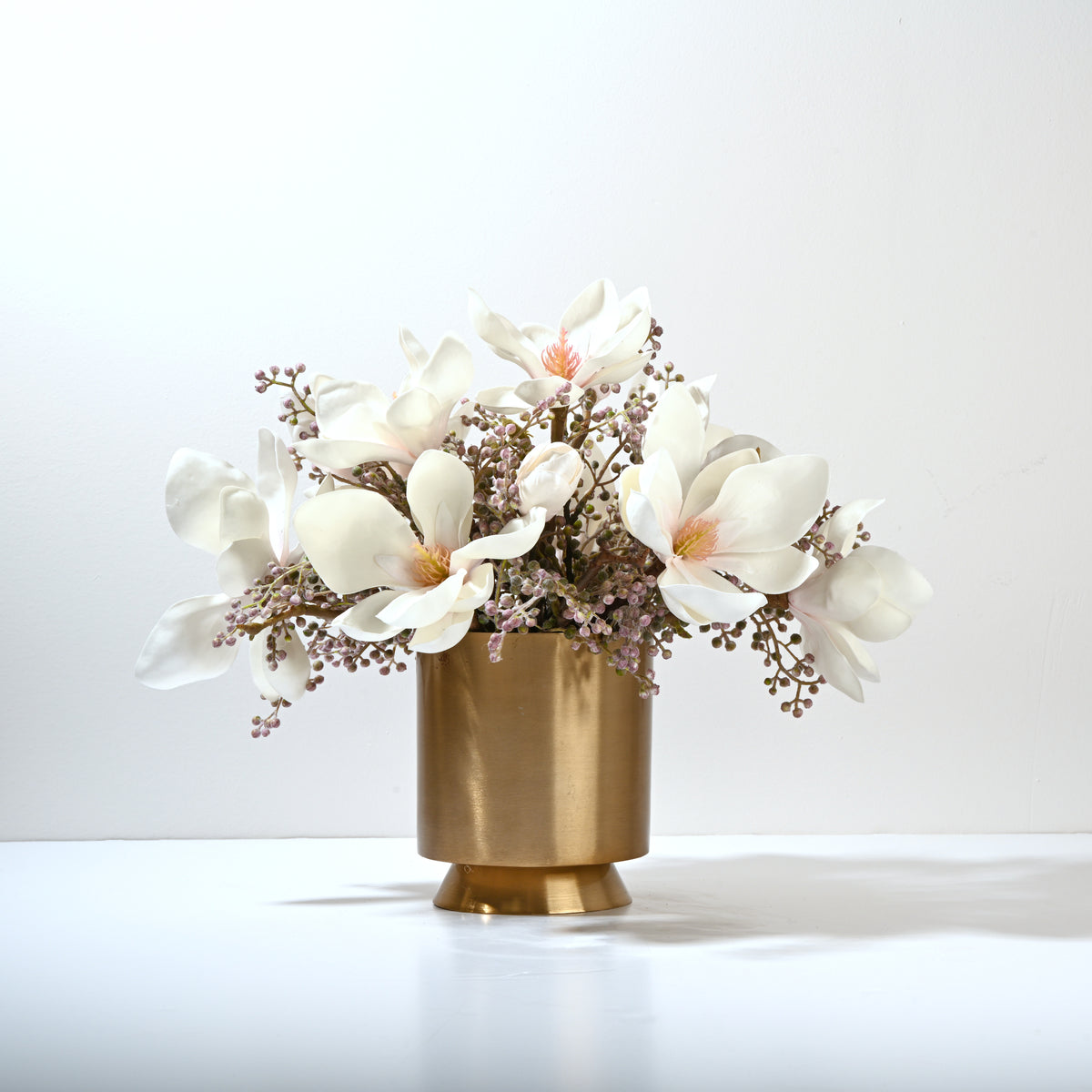 Soleil Magnolias and Berries - Lavender