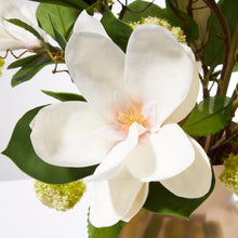 Load image into Gallery viewer, Magnolias and Snowballs-Wh/Gr