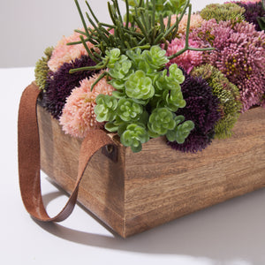 Wooden Trough Sedum