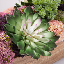 Load image into Gallery viewer, Wooden Trough Sedum