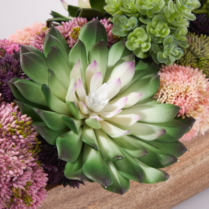 Wooden Trough Sedum