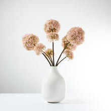 Load image into Gallery viewer, Snowballs in Enamel Vase-Soft Pink