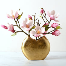 Load image into Gallery viewer, Moon Vase with Magnolias-FU