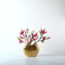 Load image into Gallery viewer, Moon Vase with Magnolias-FU