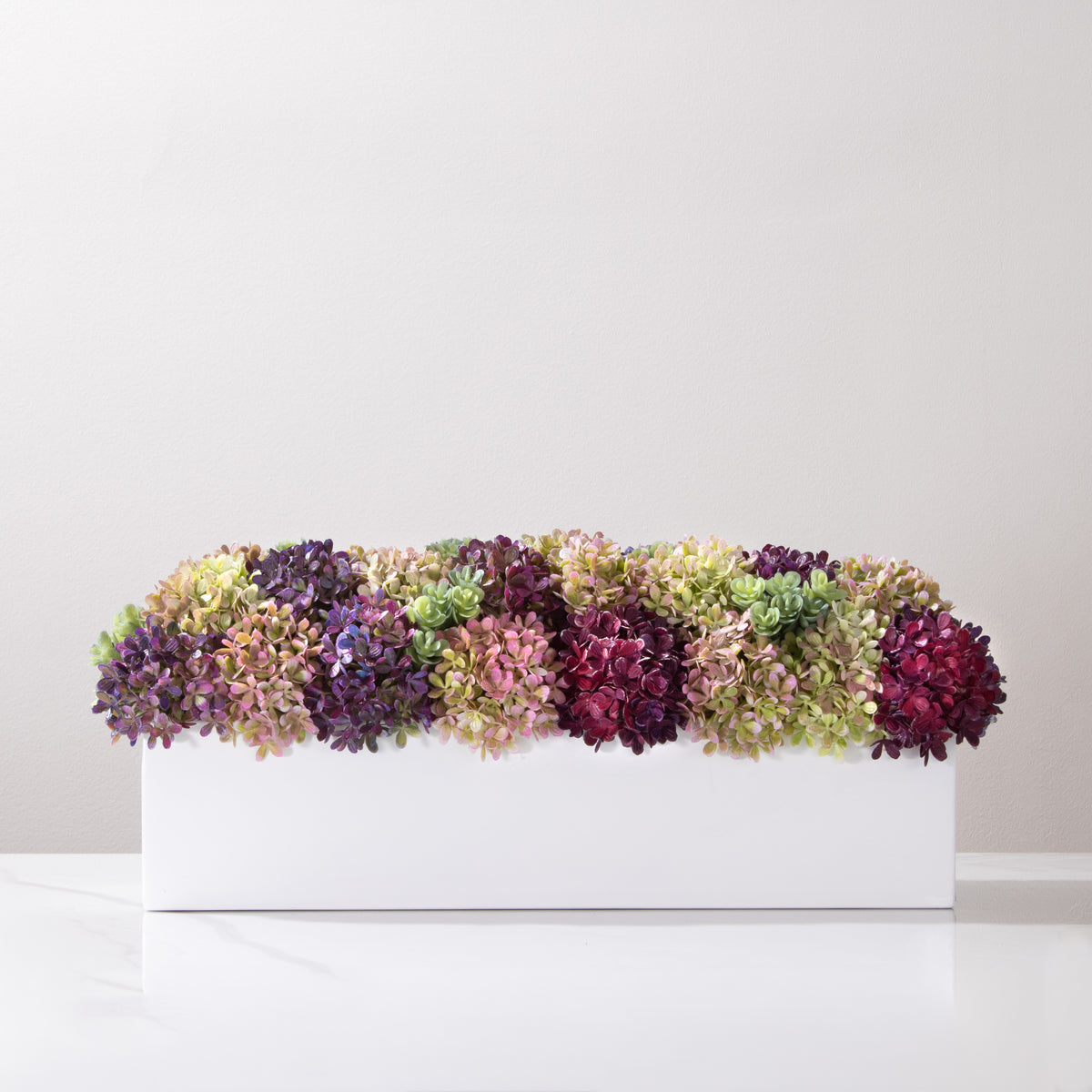 Spring Snowballs in Balcony Base Fauxever Florals