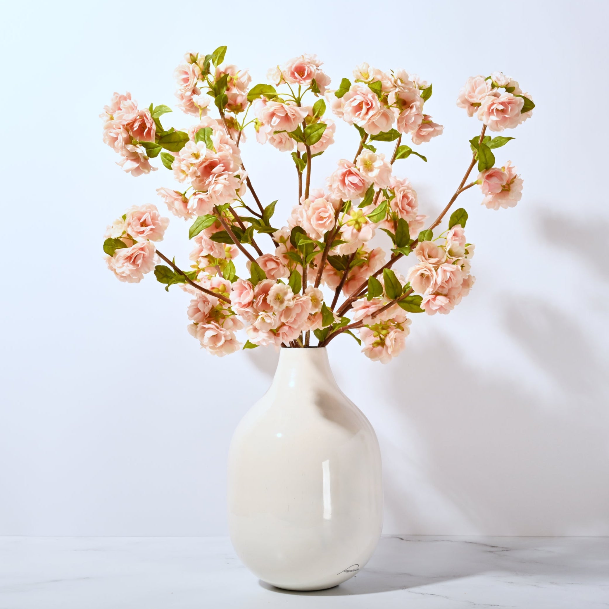 Apple Blossoms in Bulb Vase