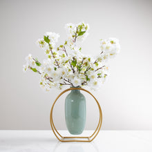Load image into Gallery viewer, Suspend Vase With Cherry Blossoms/ WH