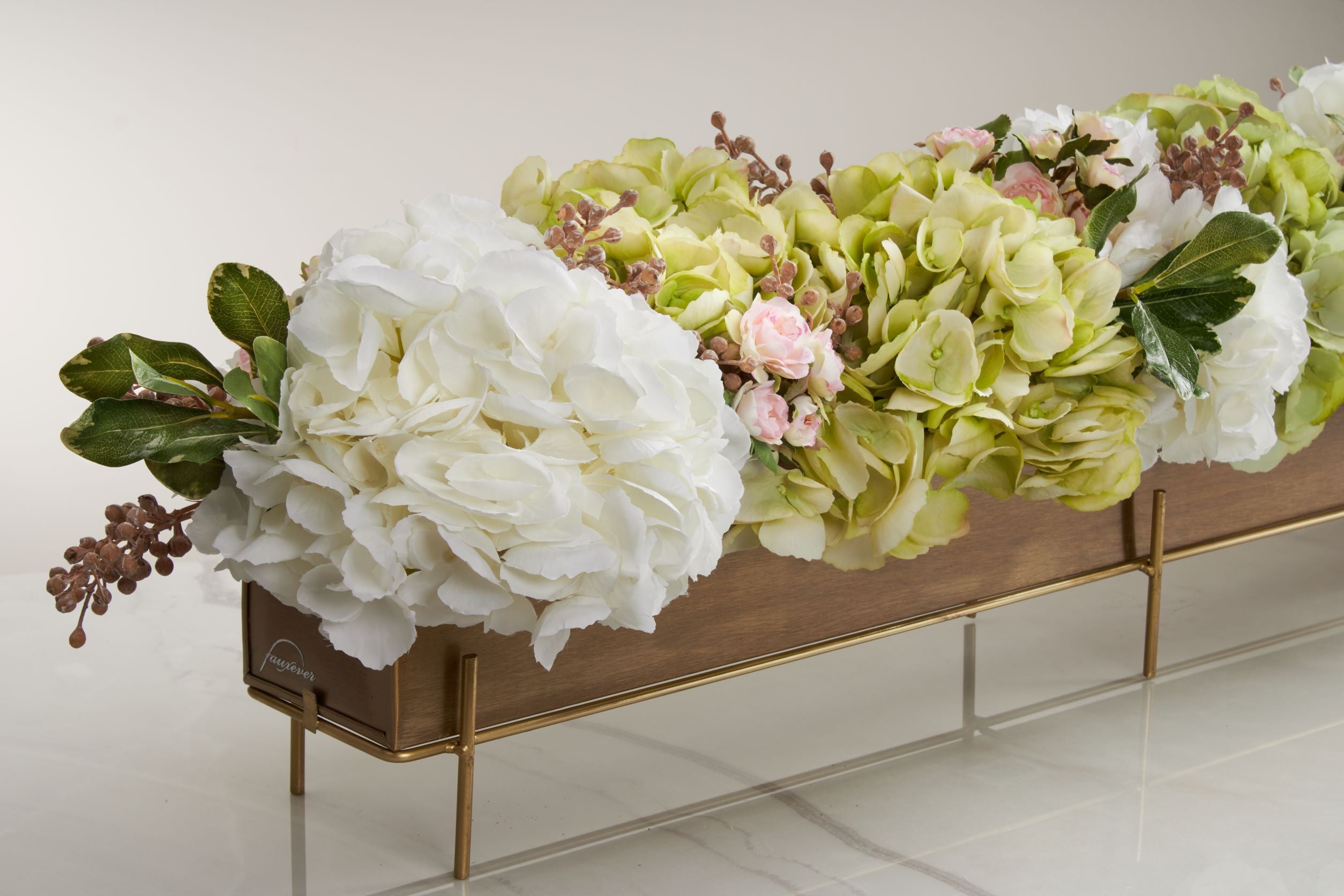 Grande Hydrangea and Baby Rose Blend