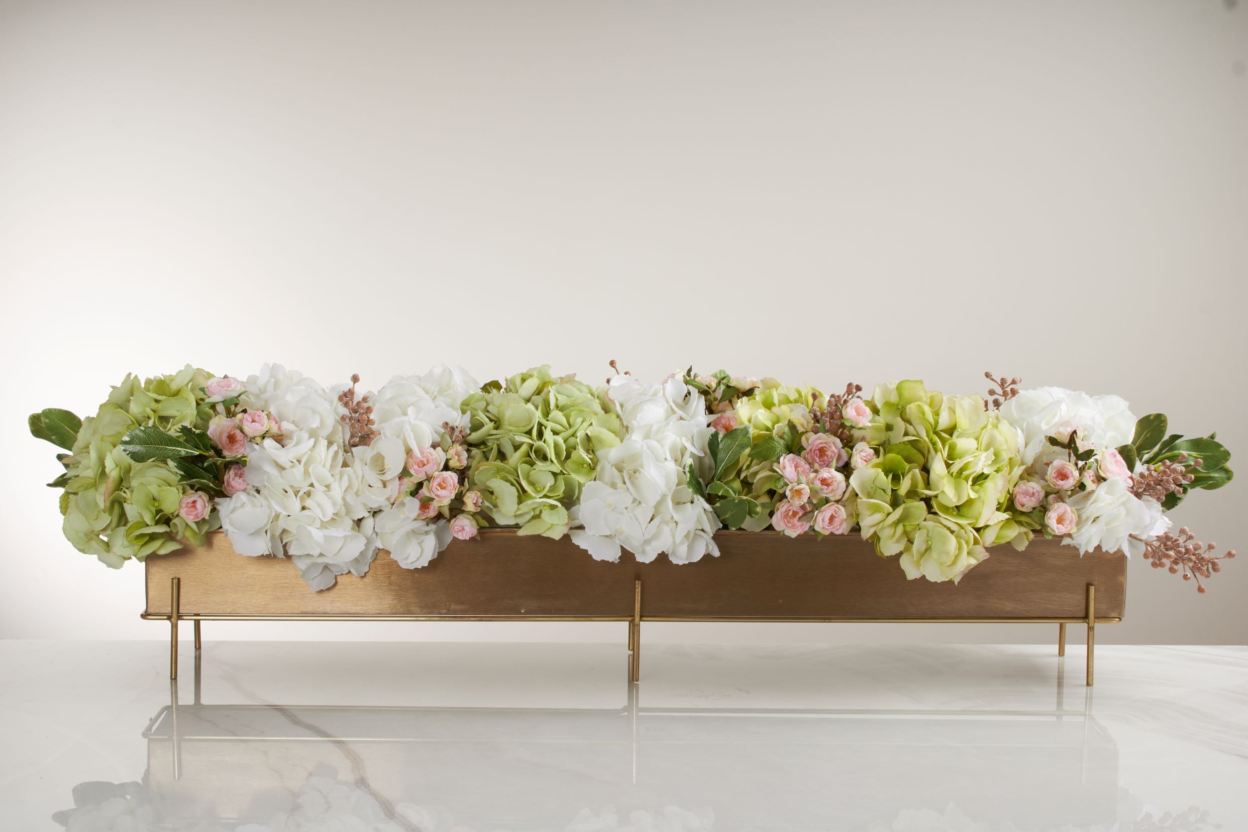 Grande Hydrangea and Baby Rose Blend