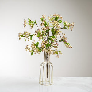 Berry Branch in Cage Vase